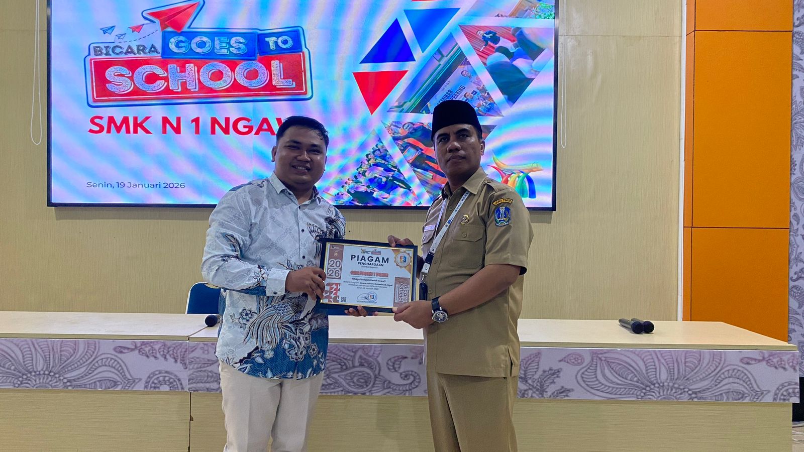 BICARA GOES TO SCHOOL DI SMK N 1 NGAWI, HADIR DI SEKOLAH FAVORIT SE-KAB. NGAWI TINGKAT SMK